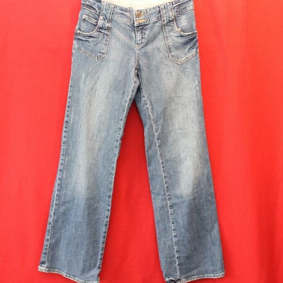 Banana Republic Women's Size 0S Small Jeans Contoured Boot Cut 32" Inseam - Picture 7 of 12